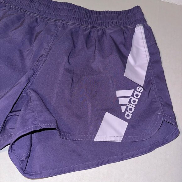 Adidas Aeroready Lot of 2 Athletic Pull On Shorts Purple Gray Womens Small - Picture 4 of 13